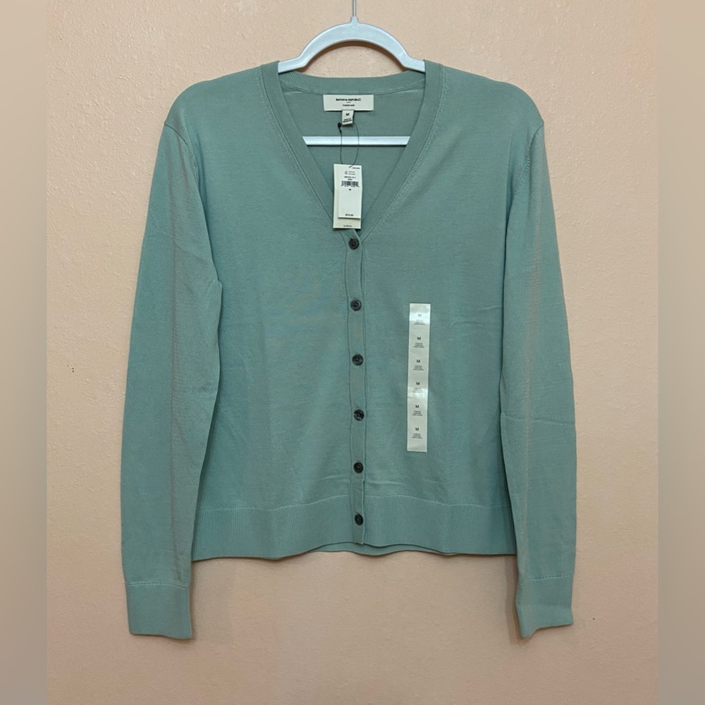 Banana Republic Factory Forever V-Neck Cardigan Sweater - Picture 2 of 4